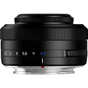 TTArtisan Obiettivo AF con corpo in metallo F2.8 da 27 mm con messa a fuoco automatica compatibile con FujiFilm FX Mount, nero