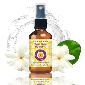 Deve Herbes Acqua floreale di gelsomino puro Deve Herbes (idrolato) (Jasminum officinale) di qualità terapeutica naturale 50 ml (1,69 oz)