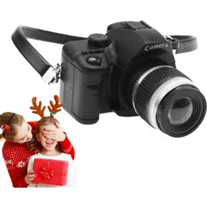 Povanjer Macchina fotografica antica, fotocamera reflex in miniatura per casa delle bambole - accessori fotografici, accessori per bambole modello di fotocamera vintage, accessori per la decorazione