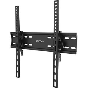 GRIFEMA GB1004-2 Supporto TV Parete Inclinabile, Ultra Sottile Staffa TV per Molti Televisori da 26-65 Pollici a LED, LCD, OLED, Plasma e Curvi, Fino a 50 kg, Max VESA 400 x 400 mm, nero