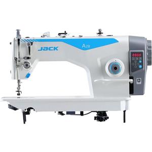 Jack A2 Macchina da Cucire Industriale con Rasafilo Automatico, Motore Integrato e Funzione Mezzopunto