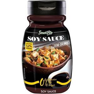 ServiVita Salsa Soy 320 ml - Salsa di soia 0% zuccheri e grassi, a bassissimo contenuto calorico