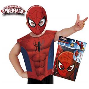 Rubie's Rubies Spider-Man Spiderman Costume e maschera, multicolore, S-M (Rubie's Spain 620967)