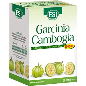 ESI Garcinia Cambogia 1000 mg - Integratore Alimentare in 60 Compresse per Metabolismo dei Lipidi e Controllo del Senso di Fame