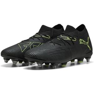 Puma Scarpa da Calcio Unisex Future 8 Match MxsgSoccer, Puma Nero Fizzy Verde Chiaro Terreno, 40.5 EU
