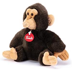 Trudi Scimmia Bisko Peluche S 23x22x12 cm - Giocattolo Interattivo per Bambini