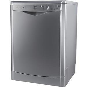 Indesit DFG 15B1 S IT Lavastoviglie (Independent, 60 cm, Bottoni, ruotabile, 1,28 m), Argento