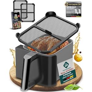 KRUSTENWERK 2 paraschizzi premium Ninja AF400EU | accessori per friggitrice ad aria calda Ninja | paraspruzzi friggitrice ad aria calda per Ninja Foodi Max Dual Zone | accessori Airfryer con 150