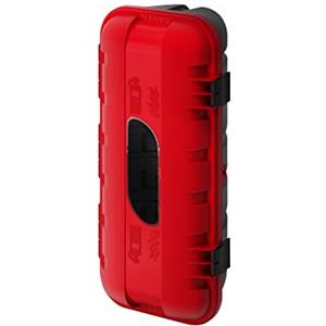 Daken + Edelstahlhaus Scatola estintore per estintore da 6 kg, diametro 160 mm, Daken Strike, casetta in acciaio inox, ganci ST6