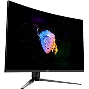 MSI Optix AG321CQR - Monitor Gaming curvo WQHD da 31.5 pollici, pannello VA 2560x1440, 165 Hz/1ms, FreeSync Premium, HDR, Mystic Light, supporto regolabile (VESA), Display Port 1.2 e HDMI 2.0