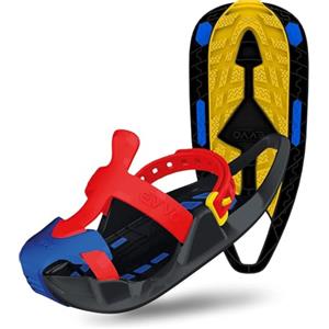 EVVO SHOSHIBAA, ciaspole per bambini, Made in Europe, attacchi regolabili, morbidi chiodi, All Terrain, escursionismo con le ciaspole