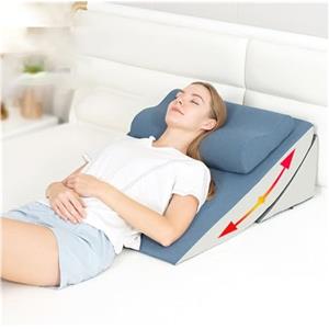 AMUFJJ Cuscino antireflusso Adulti Cuscino a Cuneo Lungo 80 cm, Cuneo da Letto per Dormire con reflusso Acido/Supporto per la Schiena e la Vita, Cunei per Cuscini per Anziani/Adulti/Incinte