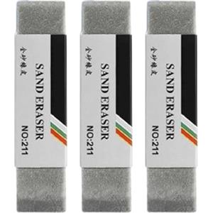 Tanxemery 3 pezzi gomma naturale, cancellino inchiostro, penna stilografica, gomma di sabbia, penna stilografica studente, gomma da cancellare, penna a sfera