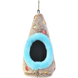 Weqizuerqi Casina Per Uccelli Da Gabbia - Rifugio Per Il Sonno Di Animali | Amaca Per Pappagalli | Per Pappagalli Cocorite e Inseparabili di Taglia Piccola Media da Appoggio Interno Esterno Balcone