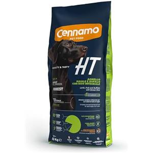 Cennamo Pet Food HT DOG ADULT ALL BREEDS FOREST 10Kg. Alimento ancestrale per cani adulti di tutte le taglie. Crocchetta Superpremium. Alta percentuale di cane, ipoallergenico, senza grano e senza mais.