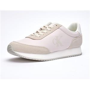Calvin Klein Donna Sneakers da Runner Laceup Low con Logo, Multicolore (Lilac Ash/Eggshell), 37