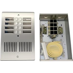 Eltas Pulsantiera Citofono Condominio Antivandalo 8 Pulsanti Alluminio da Incasso Eltas AV2008