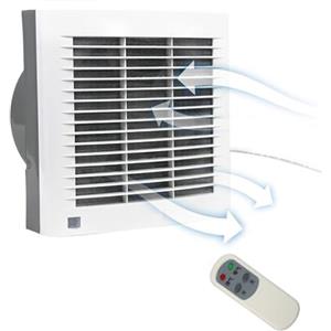 ICEMOB Estrattore Aria con Scarico E Aspirazione,Aspiratore Bagno,Ventola Aspirazione Cucina con Telecomando,Valvola di Ritegno Elettric,per Cantina,Garage,Soffitta Ventilatore,8 Inches