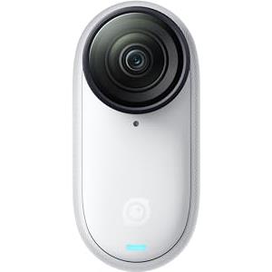 Insta360 GO 3S Standalone (Senza Action Pod/Caricatore)- 128GB Bianco, Videocamera Portatile 4K per Vlogging con Stabilizzazione, 140 Minuti di Autonomia, Impermeabile, Apple Find My e Design Modulare