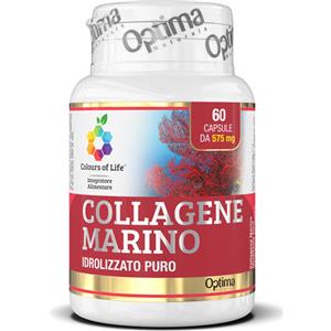 OPTIMA NATURALS Srl Optima Naturals, Collagene Marino, 60 Capsule