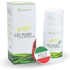 HDR ALOE-BETA Gel Puro di Aloe Arborescens 120ml - Lenitivo, Idratante e Biologico