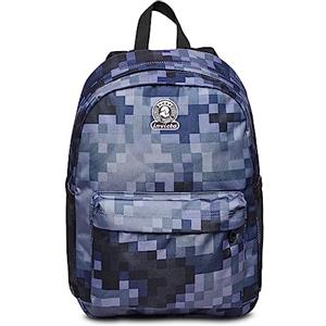 Invicta Zaino OLLIE, Monoscomparto, Blu, Tasca porta pc, Per ragazzi, Ragazze e adulti, Scuola, Tempo libero e viaggi