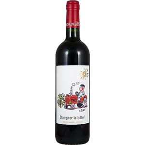 Chateau de Cranne, Bordeaux Rouge Dompter La Bête, 2022, 750 ml, Merlot e Cabernet Sauvignon con Note di Fragola e Ribes, Ideale con Carni Rosse e Formaggi, Certificazione Biologica, 12.5% Vol.