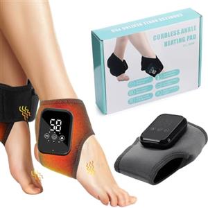 Fouvin Massaggiatore per piedi elettrico 3 in 1, massaggiatore per piedi con 5 modalità di massaggio e 6 livelli di riscaldamento, portatile ricaricabile neuropatia (grigio, 1 pezzo)