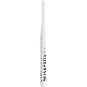 NYX Professional Makeup Epic Inky Stix, Eyeliner in Gel Cremooso Ultra-Pigmentato, Fino a 16 Ore di Tenuta, Punta di Precisione, Shade: Wired White, 0,1 gr
