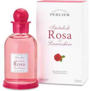 Perlier, Profumo Rosa del Lancashire Eau de Toilette 100 ml, Fragranza Floreale Avvolgente con il profumo della Rosa Inglese
