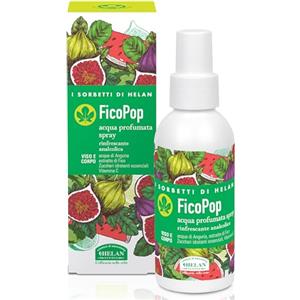 Helan I Sorbetti FicoPop - Acqua Profumata Spray Corpo e Viso Rinfrescante Tonificante con Vitamina C, Anguria e Fico - Profumo Leggero, Naturale, Analcolico e Idratante con Zuccheri Essenziali, 100ml