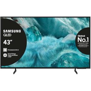 Samsung QLED 4K Vision AI Smart TV 43'' QE43Q7F4AUXZT QLED 4K, Q4 Processor, 100% Volume Colore con Quantum Dot, Motion Xcelerator, OTS Lite & Adaptive Sound, SlimLook Design, 2025
