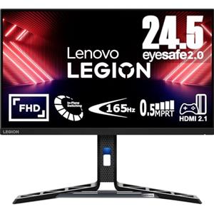 Lenovo Legion R25i-30 Monitor Gaming 24.5" FHD (1920x1080), IPS, 0.5ms, 165Hz (Overclock 180Hz), Altoparlanti, Regolabile, AMD FreeSync Premium, HDMI 2.1 + DP