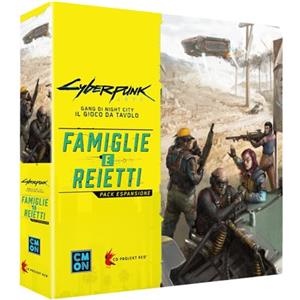 Asmodee - Cyberpunk 2077: Gang di Night City, Famiglie e Reietti - Espansione Gioco da Tavolo, 14+ Anni, 1-4 Giocatori, 90-120 min., Edizione in Italiano