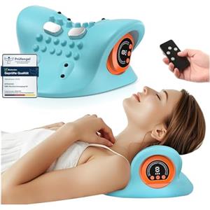 EPROICKS Massaggiatore Cervicale Elettrico Riscaldante, EMS Massaggiatore Cervicale da Collo, Set Cervicale Collo Rimedi, Tecnologia a Bassa Bulsazione, 3 Modalità, 6 Livelli di Forza