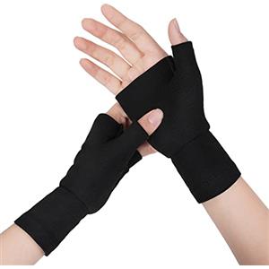 AOOWU Fascia da Polso, 2 Pezzi Compressione Supporto Polso e Pollice, Tutore Polso Traspirante e Regolabile per Artrite, Tendinite, Distorsione, Tunnel Carpale e Protezione Sportiva (L)