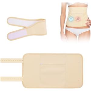 AOOWU Confezione di Olio di Ricino, 2 In 1 Kit di Olio di Ricino, Impacco Olio Ricino Biologico, Riutilizzabile Oil Wrap Pack per Disintossicazione del Fegato Migliora del Sonno (Senza Olio)