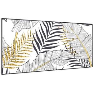 Klarstein Air Art Smart Stufa Elettrica Basso Consumo, Termoconvettore Elettrico da Parete 700W con Controllo IoT/WiFi App, Termosifone Elettrico a Muro, Pannello Radiante Infrarossi, Senza CO2