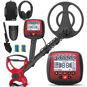 KAIWEETS Metal Detector, 2026 Nuova Versione Rilevatore di metalli con asta telescopica integrata monopezzo, rapido da montare, localizzazione precisa, per adulti, Pinpointer, bobina impermeabile IP68