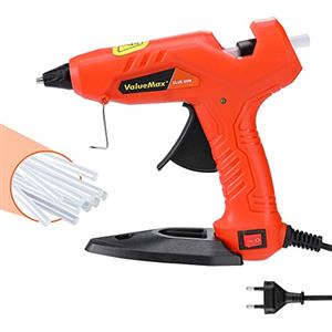 ValueMax Pistola Colla a Caldo 30W, Pistola per Colla a Caldo con 20 Stick di Colla 7x100mm, Ottimo per Fai-da-te, Artigianato e Riparazioni Rapide