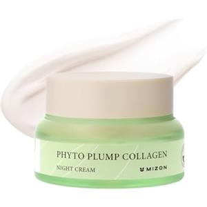 MIZON [Mizon] Crema Notte al Collagene Vegetale (50ml) Collagene vegano e a base vegetale, Linee sottili e rughe, Idratazione, Cura notturna (Phyto Plump Collagen Night Cream)