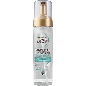 Garnier Mousse autoabbronzante nutriente per un'abbronzatura naturale e antimacchia, 1 x 200 ml.