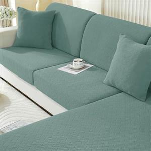 Ystyle Copriseduta Divano Elasticizzato, Universale Copricuscini Divano, Sofa Seat Cover, Copri Seduta Divano Antigraffio, Copridivano Cuscini, Coprisedile Divano (3 Posto, Verde)