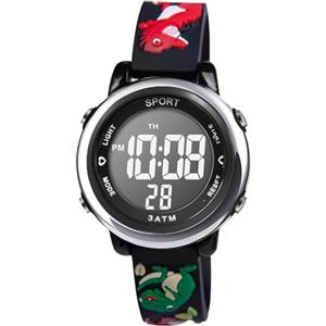 Vicloon Orologio Digitale per Bambini, Orologio da Polso per Ragazzi e Ragazze, Polso unicorno, Cartoni 3D Waterproof Retroilluminazione a 7 Colori, Regalo di Natale Regali per Ragazzi e Ragazze