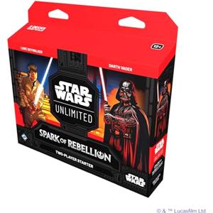 Fantasy Flight Games Asmodee Star Wars: Unlimited TCG Spark of Rebellion, STARTER SET 2 GIOCATORI, Gioco di Carte Collezionabili per Bambini e Adulti, 12+ Anni, 2+ Giocatori, 20+ min., Edizione in Inglese