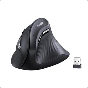 UGREEN Bluetooth Mouse Verticale Ergonomico 2.4G Senza Fili BT5.0 4000 DPI 5 Pulsanti per Windows mac OS Android iOS Linux