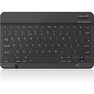 cimetech Tastiera Bluetooth, tastiera wireless ultrasottile Italiano Design silenzioso e portatile con batteria ricaricabile integrata per iOS, Mac, iPad, Windows e sistemi operativi superiori-nero