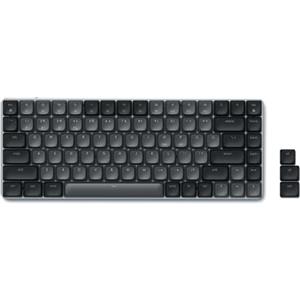 Satechi SM1 Bluetooth 75% Tastiera Meccanica, Layout QWERTY Stati Uniti, Tastiera Compatta Wireless con 84-Tasti, Retroilluminata e Ricaricabile, per Giochi e Ufficio, Mac e Windows - Grigio Scuro