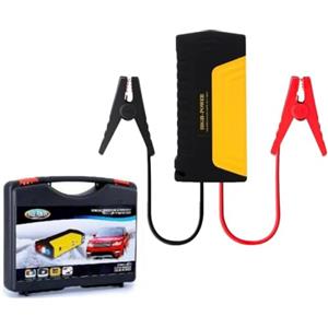 Generico Avviatore di Emergenza Portatile con Batteria 15000 mAh, Booster Avviamento Auto Motore Benzina o Diesel Impermeabile Ip 67 con Torcia Led e Porta USB