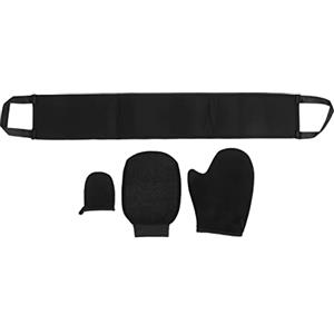 FILFEEL Guanto Abbronzante Autoabbronzante - Esfolianti Inclusi - La Migliore Abbronzatura Finta con Guanto per Corpo e Viso